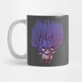 Kitty Cat Wearing a Mask and Cape Mug